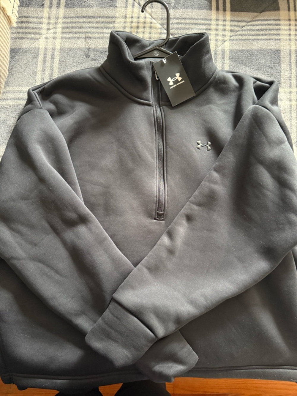 Under Armour Black Half-Zip Performance Pullover
